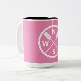 Taza Bicolor Diseño del Explorador de pádel - Mug de dos tonos