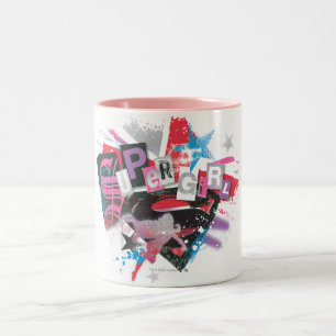 Taza Bicolor Diseño del Grunge de Supergirl