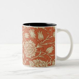 Taza Bicolor Diseño del papel pintado del tulipán, 1875
