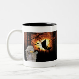 Taza Bicolor Diseño divertido para Halloween