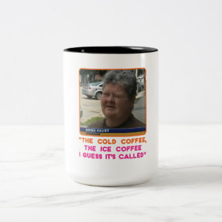 Taza Bicolor Diseño Fausto original en una gran taza.