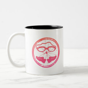 Taza Bicolor Diseño genial de triatlón