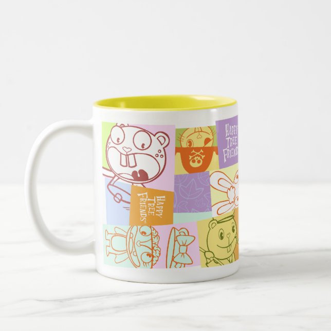 Taza Bicolor diseño gráfico (Izquierda)
