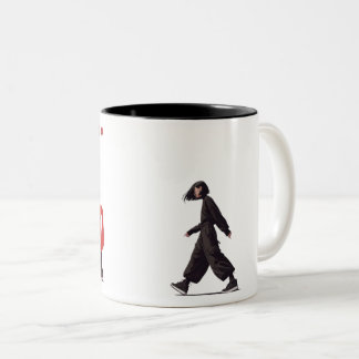 Taza Bicolor Diseño Gráfico Minimalista Un Paso Adelante