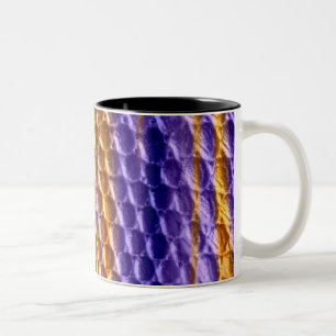 Taza Bicolor Diseño gráfico pintado de colores