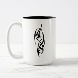 Taza Bicolor Diseño inspirado en el arte del tatuaje tradiciona