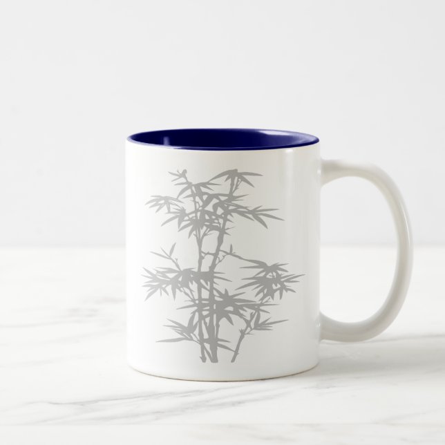 Taza Bicolor Diseño japonés de Bamboo Zen (Derecha)