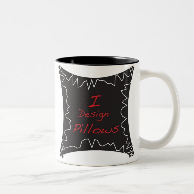 Taza Bicolor diseño las almohadas (Derecha)