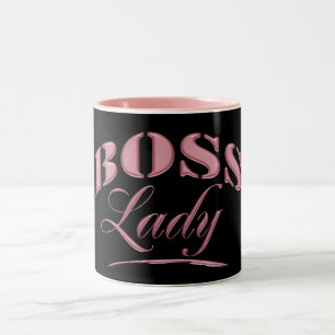 Taza Bicolor Diseño moderno Boss Lady