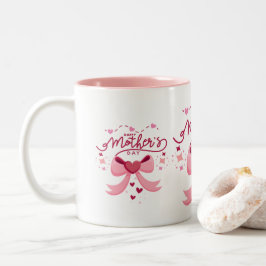 TAZA BICOLOR DISEÑO MODERNO DEL DÍA DE LA MADRE