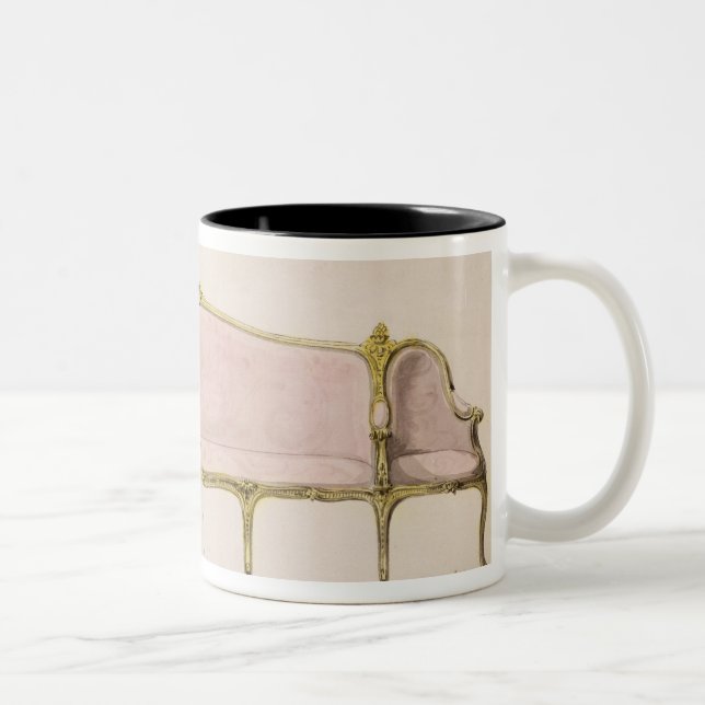 Taza Bicolor Diseño para un Settee (Derecha)