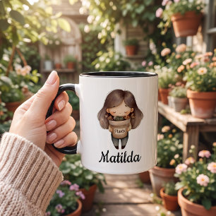 Taza Bicolor diseño personalizado para amantes de las plantas