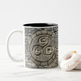 Taza Bicolor Diseño religioso de la Mug, Viejo Mundo