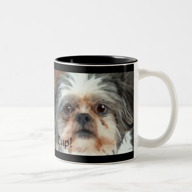 Taza Bicolor Diseños de perros para amantes del Mascota (Derecha)