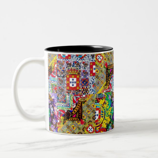 Taza Bicolor Diseños de Portugal (Izquierda)