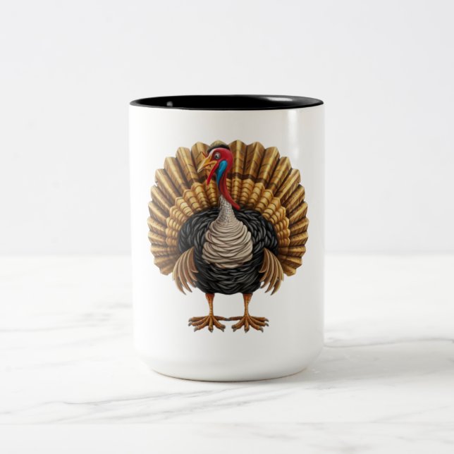 Taza Bicolor disfraz de turquía (Centro)