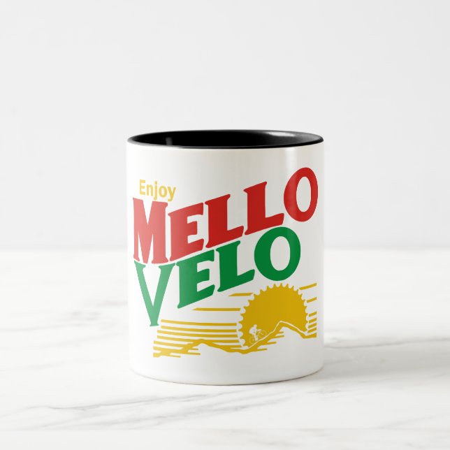 Taza Bicolor Disfruta de Mello Velo (Centro)
