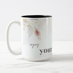 Taza Bicolor disfruta de tu café