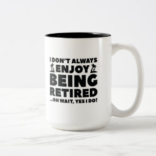 Taza Bicolor Disfrutar al retiro