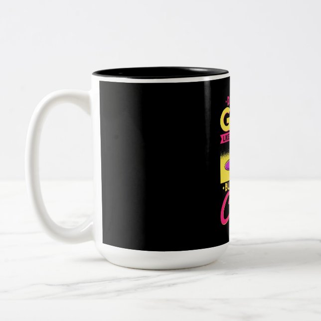 Taza Bicolor Disk Golf es Guay (Izquierda)