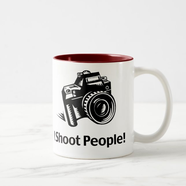 Taza Bicolor Disparo a fotógrafos (Derecha)