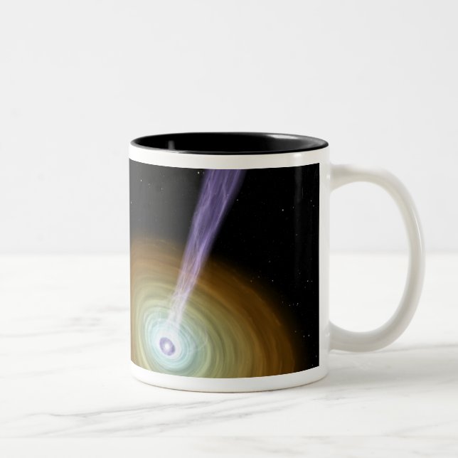 Taza Bicolor Disparos de material (Derecha)