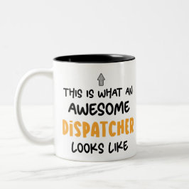 Taza Bicolor Dispatcher divertida e impactante