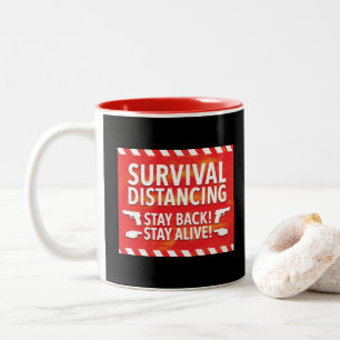 Taza Bicolor Distancia de supervivencia
