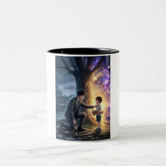 Taza Bicolor Distant Echoes Inner Child Retro Sci-Fi Magic