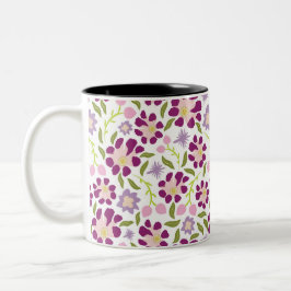 Taza Bicolor Ditsy floral