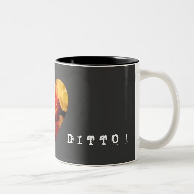 Taza Bicolor Ditto Love You Mug (Derecha)