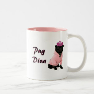 Taza Bicolor Diva del barro amasado
