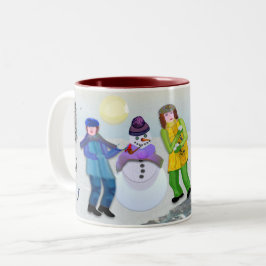 Taza Bicolor diversión al aire libre de Lee Marie’s Creative De