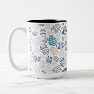 Taza Bicolor Diversión al huevo para comer