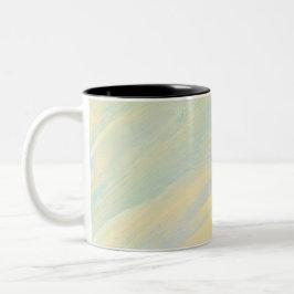 Taza Bicolor Diversión Amarillo y Turquesa