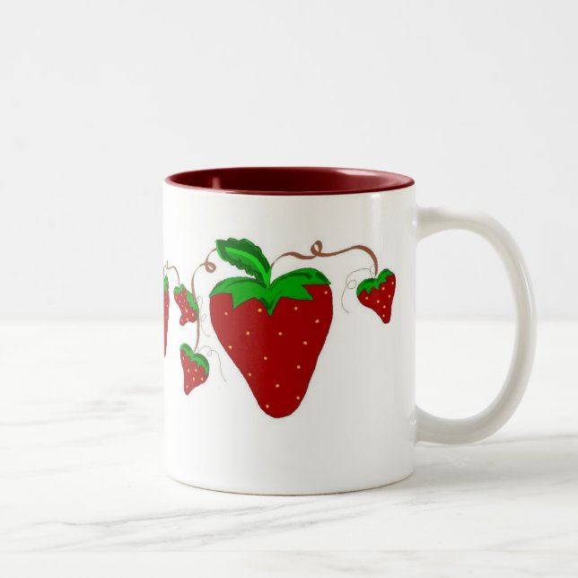 Taza Bicolor Diversión de Fresa (Derecha)