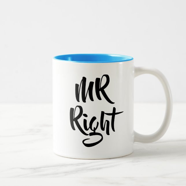Taza Bicolor Diversión del Sr. Correcto (Derecha)