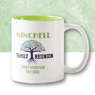 Taza Bicolor Diversión! Reunión familiar personalizada