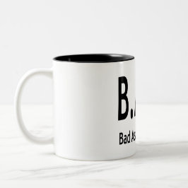 Taza Bicolor Divertida MALA Dementia Tipografía Olvidada