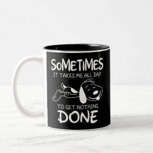 Taza Bicolor Divertida oficina, me lleva todo el día conseguir