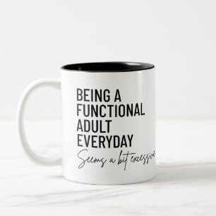 Taza Bicolor Divertido Adulto Mug