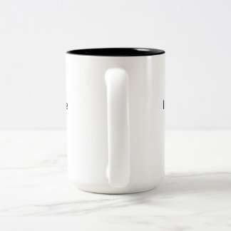 Taza Bicolor Divertido dicho, "puedo parecer tranquilo".