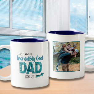 Taza Bicolor Divertido e increíblemente Guay Dad Personalizado