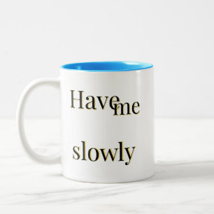 Taza Bicolor Divertido emotivo lindo fresco