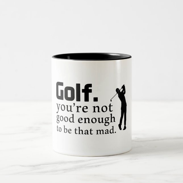 Taza Bicolor Divertido juego de golf (Centro)