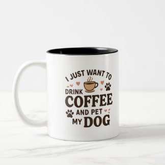 Taza Bicolor Divertido perro amante Perro madre perro papá