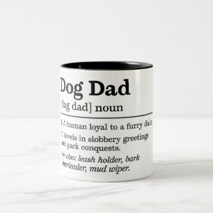 Taza Bicolor Divertido perro papá