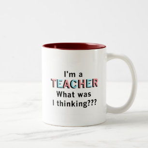 Taza Bicolor Divertido soy camisetas y regalos de un profesor