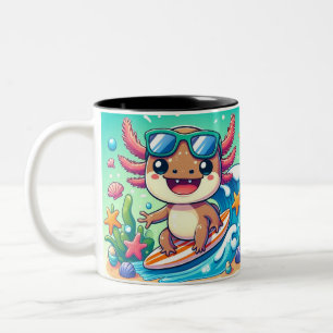 Taza Bicolor divertidos Axolotl MUG Kids