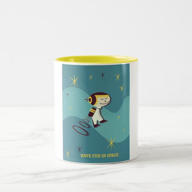 Taza Bicolor Diviértete en el espacio. (Centro)